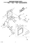 Diagram for 08 - Dispenser Front Parts