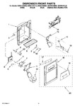 Diagram for 08 - Dispenser Front Parts