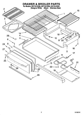 Diagram for GS773LXSB0