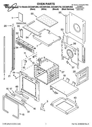 Diagram for GSC308PJQ05