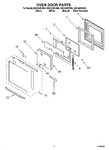 Diagram for 03 - Oven Door Parts