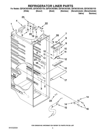 Diagram for GSF26C5EXT00