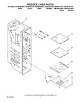 Diagram for 04 - Freezer Liner Parts