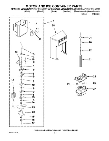 Diagram for GSF26C5EXT00