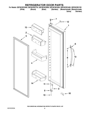 Diagram for GSF26C5EXT00