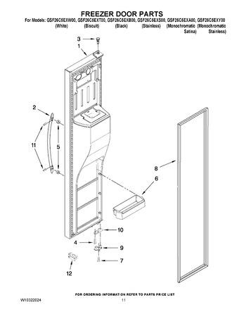 Diagram for GSF26C5EXT00