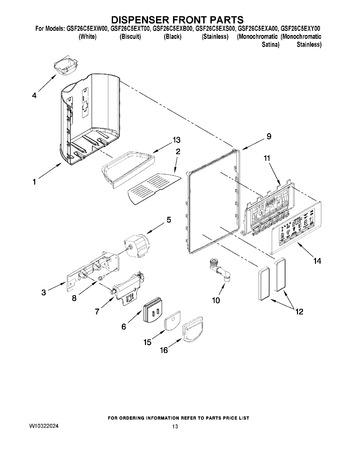 Diagram for GSF26C5EXT00