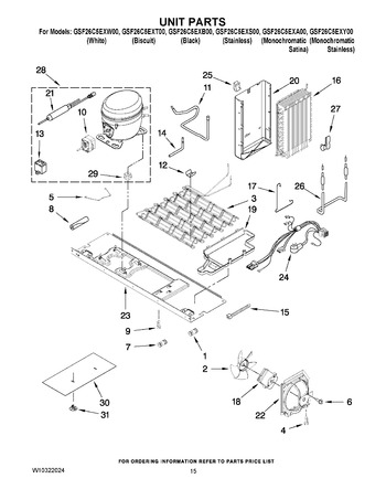 Diagram for GSF26C5EXT00