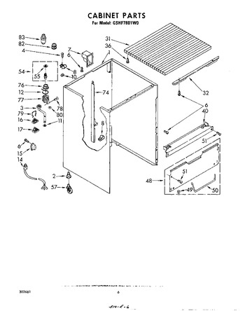 Diagram for GSHF7801W0