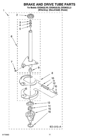 Diagram for GSQ9632LW0