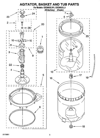 Diagram for GSQ9632LW1