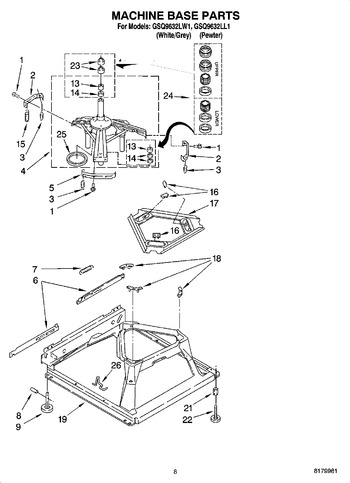 Diagram for GSQ9632LW1