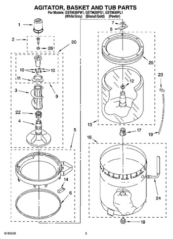 Diagram for GST9630PW1