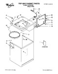 Diagram for 01 - Top And Cabinet, Literature