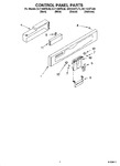 Diagram for 02 - Control Panel Parts