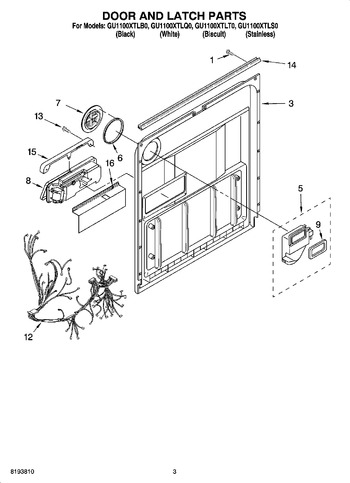 Diagram for GU1100XTLT0