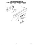 Diagram for 02 - Control Panel Parts