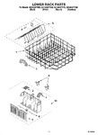 Diagram for 11 - Lower Rack Parts