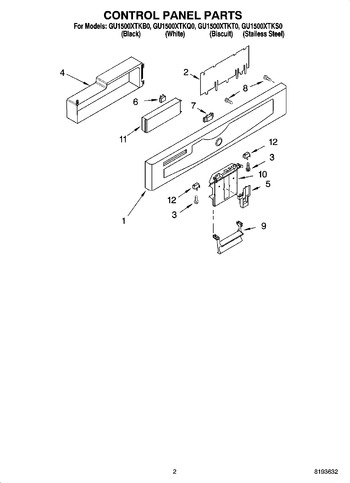 Diagram for GU1500XTKQ0