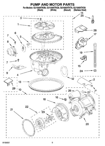 Diagram for GU1500XTKQ0