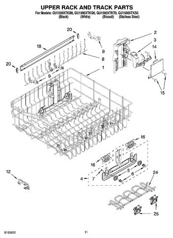 Diagram for GU1500XTKQ0