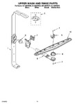 Diagram for 10 - Upper Wash And Rinse Parts