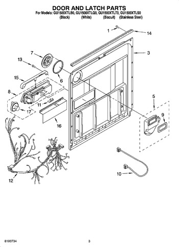 Diagram for GU1500XTLT0