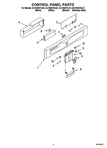 Diagram for GU1500XTLQ3