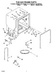 Diagram for 07 - Tub And Frame Parts