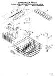 Diagram for 11 - Lower Rack Parts