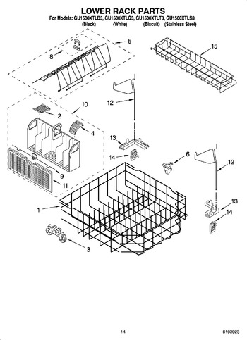 Diagram for GU1500XTLQ3