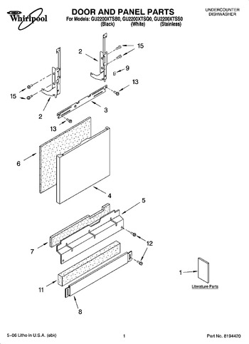 Diagram for GU2200XTSS0