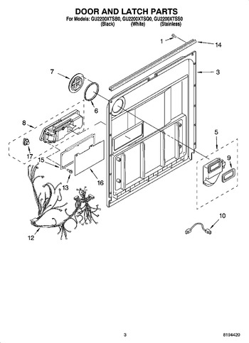 Diagram for GU2200XTSB0