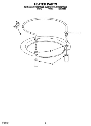 Diagram for GU2200XTSB0