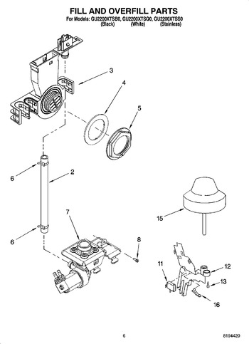 Diagram for GU2200XTSB0