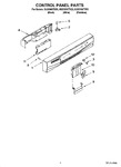 Diagram for 02 - Control Panel Parts