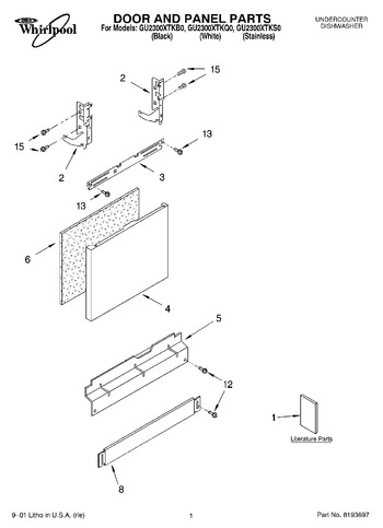 Diagram for GU2300XTKS0