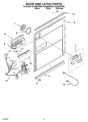 Diagram for GU2300XTKS0