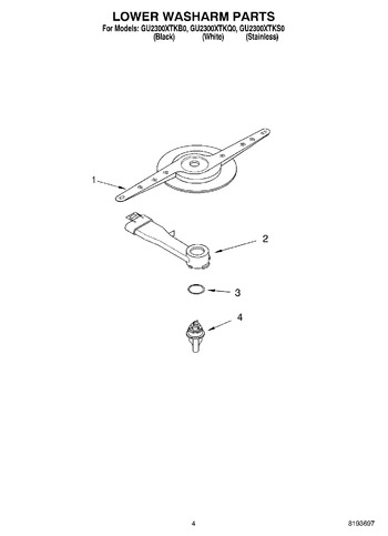 Diagram for GU2300XTKS0