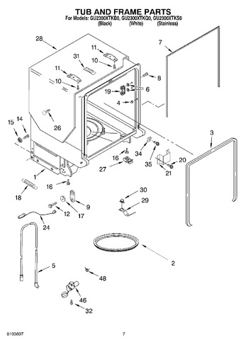 Diagram for GU2300XTKS0