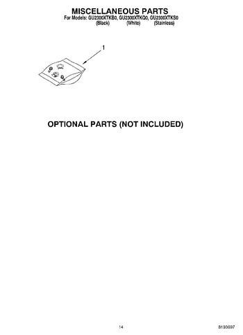 Diagram for GU2300XTKS0