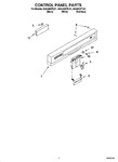 Diagram for 02 - Control Panel Parts