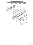 Diagram for 02 - Control Panel Parts