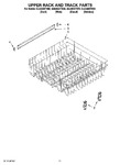 Diagram for 09 - Upper Rack And Track Parts