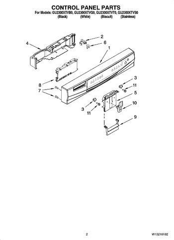 Diagram for GU2300XTVB0