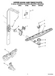 Diagram for 10 - Upper Wash And Rinse Parts