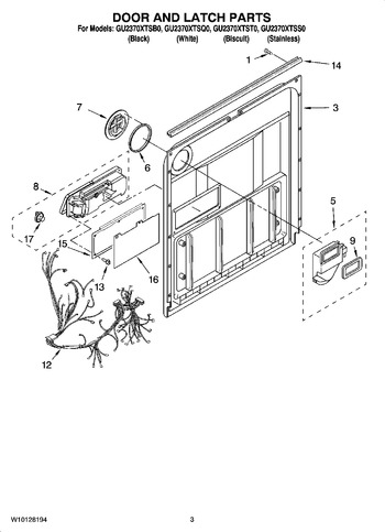 Diagram for GU2370XTST0