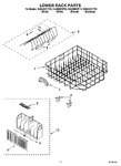 Diagram for 11 - Lower Rack Parts