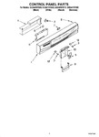 Diagram for 02 - Control Panel Parts