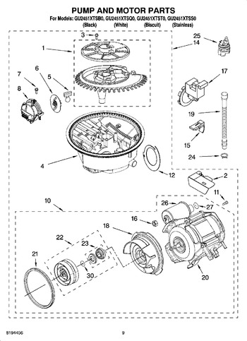 Diagram for GU2451XTSQ0